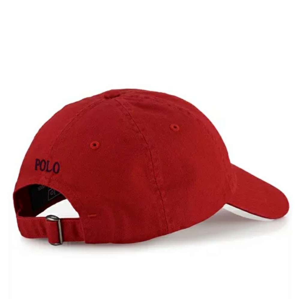 NWT Polo Ralph Lauren Core Classic Sport Cap - Red/Navy - Picture 2 of 9